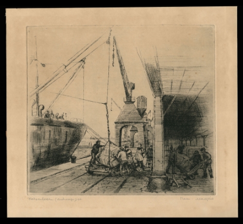 Ets van de Antwerpse haven door R. malfliet