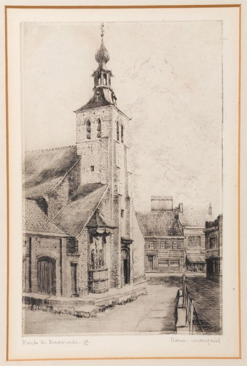 Genummerde ets van Malfliet kopen