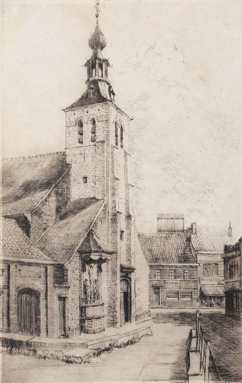 Belgische etser en tekenaar Romain Malfliet