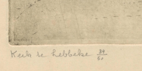 Etsen kopen van Romain Malfliet