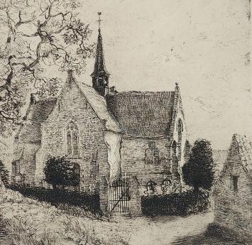 Belgische etser en kunstschilder Romain Malfliet