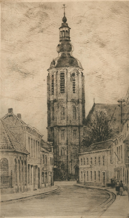 Genummerde ets van Malfliet on line kopen