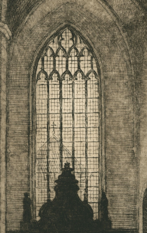 Belgische kunstenaar en etser Romain Malfliet