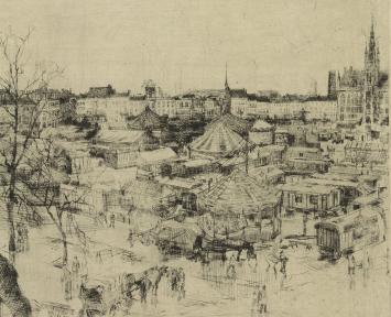 Belgische etser en schilder Romain Malfliet