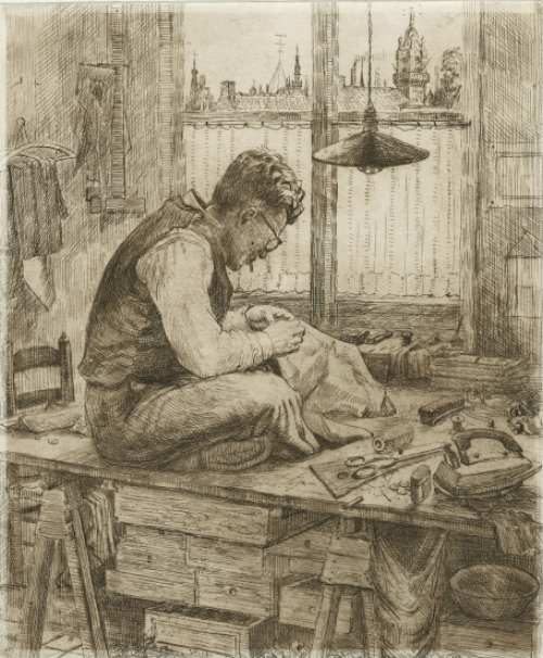 Genummerde ets van Malfliet kopen