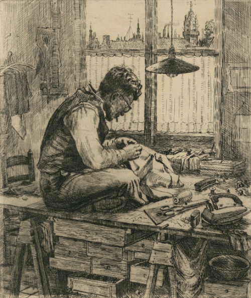 Genummerde ets van Malfliet kopen