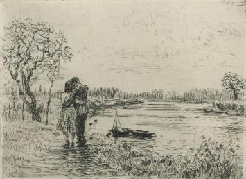 Belgische etser en schilder Romain Malfliet