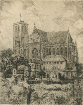 Genummerde ets van Malfliet kopen