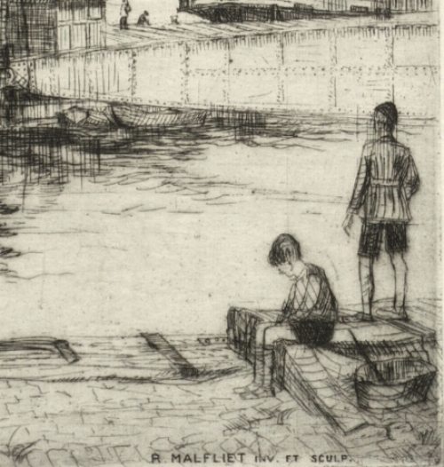 Etsen kopen van Romain Malfliet, groot en klein