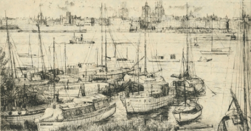 Genummerde ets van Malfliet kopen