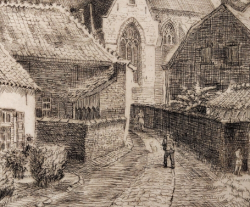 Etsen kopen van de Belgische kunstenaar Romain Malfliet