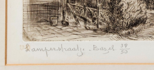 De Lamperstraat te Bazel
