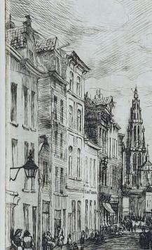 Belgische etser en tekenaar Romain Malfliet