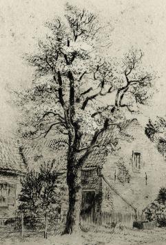 Lent, een grote ets van M. Malfliet