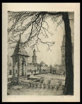 Kerstnacht 2003, ets van Romain Malfliet kopen