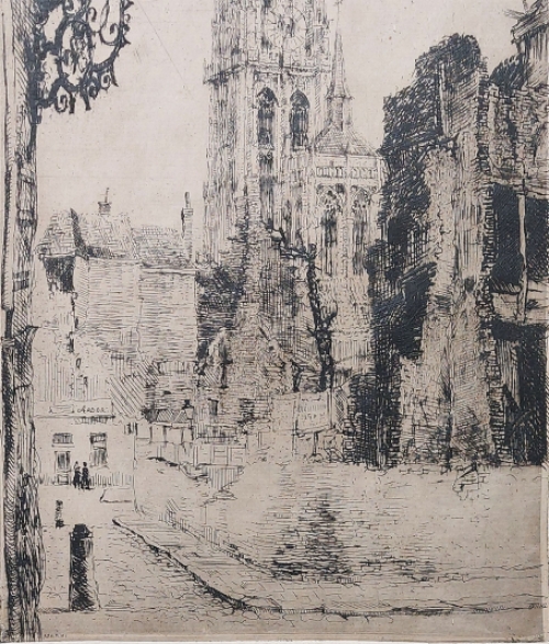 Belgische etser en tekenaar Romain Malfliet