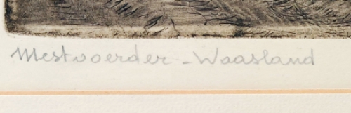 Etsen kopen van Romain Malfliet met trekpaarden