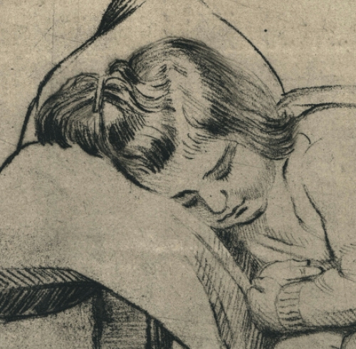 Ets van de Belgische etser en tekenaar Romain Malfliet