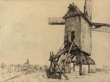 Genummerde en benoemde ets van Malfliet kopen