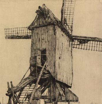 Belgische etser en kunstschilder Romain Malfliet