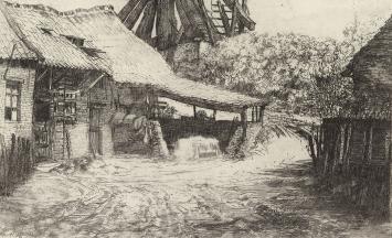 Belgische etser en kunstenaar Romain Malfliet