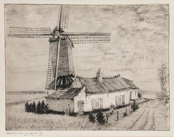 Genummerde ets van R. Malfliet kopen