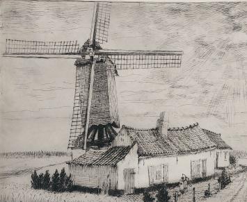 Belgische etser en schilder Romain Malfliet