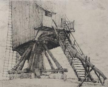 Belgische etser en schilder Romain Malfliet