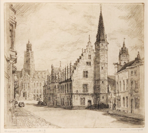 Genummerde ets van Malfliet kopen