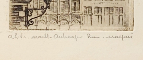 Belgische etser en tekenaar Romain Malfliet