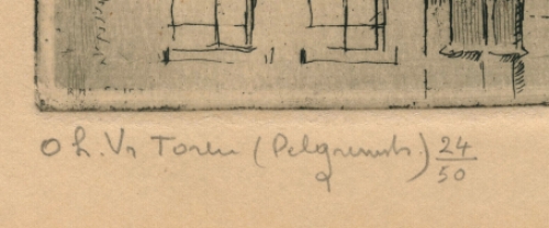 Belgische etser en kunstenaar R. Malfliet