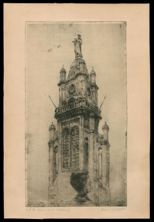 Ets van kerktoren van Romain Malfliet kopen