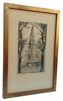 Belgische etser en tekenaar Romain Malfliet