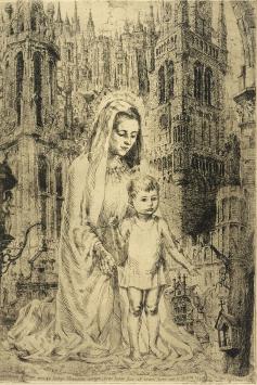 Genummerde ets van Malfliet kopen