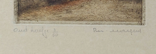 Ets van de Belgische tekenaar Romain Malfliet