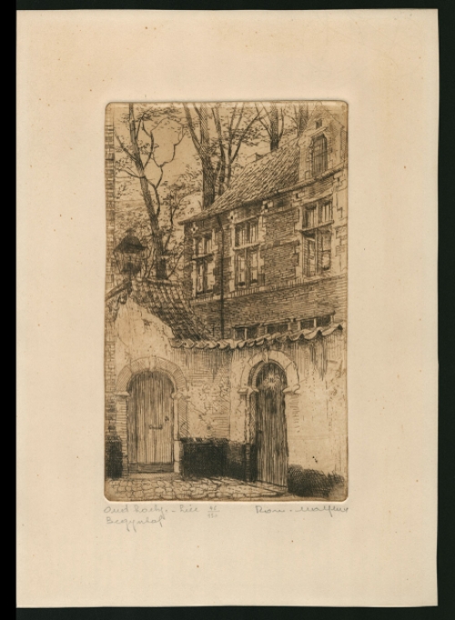 Ets van het Begijnhof te Lier door Malfliet