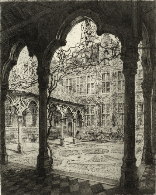 Genummerde ets van Malfliet kopen, Oude beurs