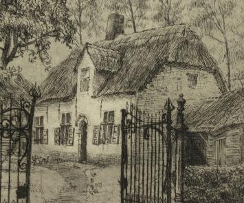 Belgische etser en tekenaar Romain Malfliet