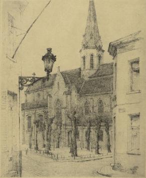 Grote genummerde ets van Malfliet kopen