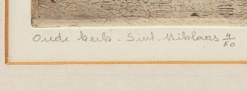 Etsen kopen van Romain Malfliet, de Belgische etser