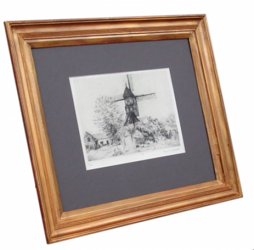 Een ets van Malfliet, een Antwerpse etser