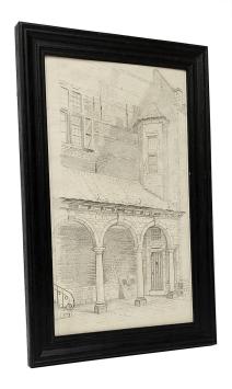 Belgische etser en tekenaar Romain Malfliet