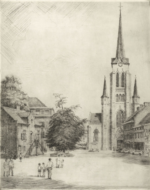 Genummerde ets van Haasrode van Malfliet kopen