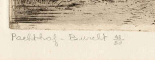 Belgische etser en tekenaar Romain Malfliet