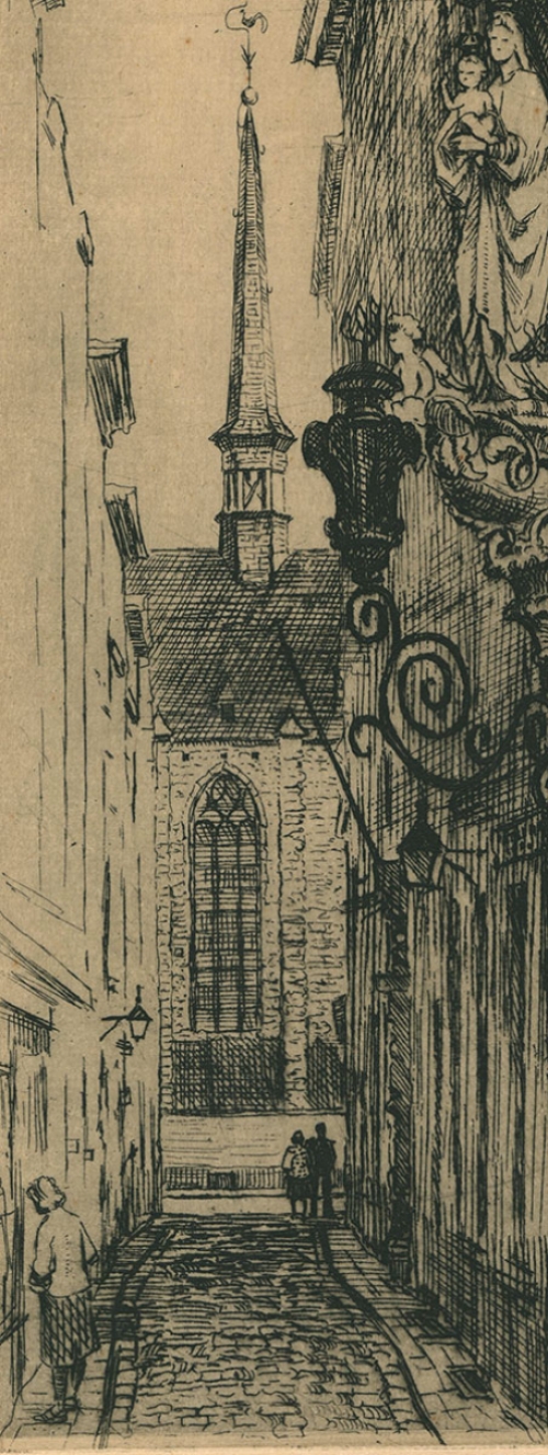 Belgische etser en tekenaar Romain Malfliet