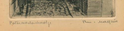 Paternosterstraat aan de Sint-Carolus Borromeuskerk