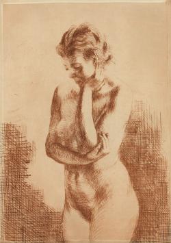 Gesigneerd ets van Malfliet kopen