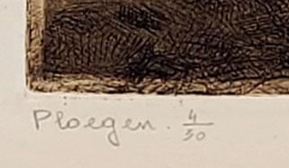 Belgische etser en tekenaar Romain Malfliet