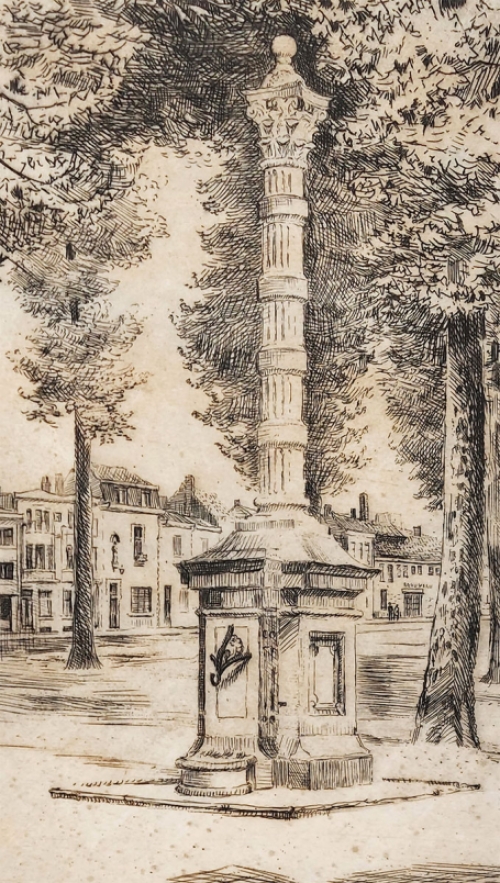 Belgische etser en tekenaar Romain Malfliet