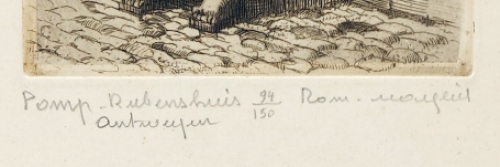 Belgische etser en tekenaar Romain Malfliet